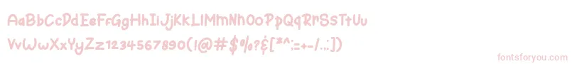 Bunny Hopper-Schriftart – Rosa Schriften