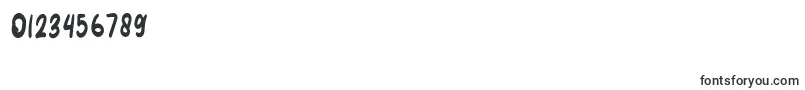 Burgundy Font – Fonts for Numbers and Digits