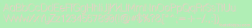 More about Laneposh Font Laneposh Font – Pink Fonts on Green Background