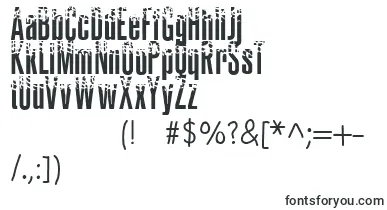 BURNT PAPER font – eroded Fonts