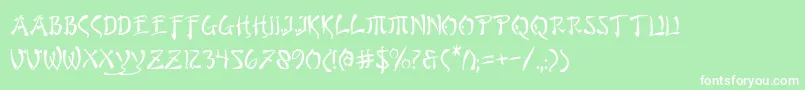 More about bushido Font bushido Font – White Fonts on Green Background