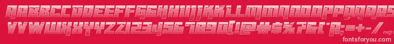 More about Dangerbotchrome Font Dangerbotchrome Font – Pink Fonts on Red Background