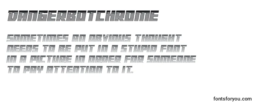 Review of the Dangerbotchrome Font