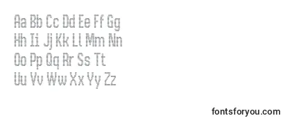 Обзор шрифта BusMatrixCondensed Condensed