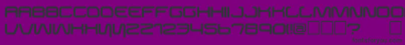 BUSTER   Font – Black Fonts on Purple Background