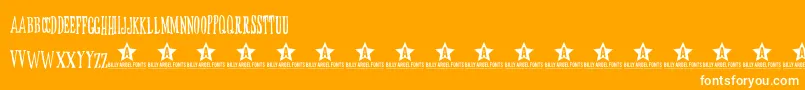 BUTOX   trial Font – White Fonts on Orange Background