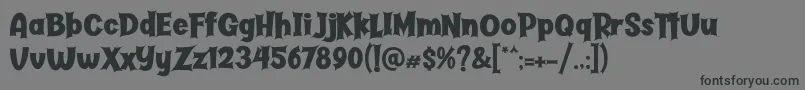 More about Butter Haunted Font Butter Haunted Font – Black Fonts on Gray Background