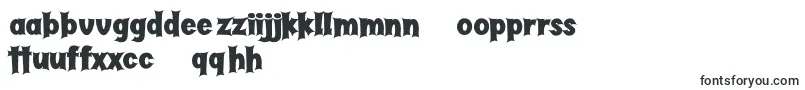 Butter Haunted-Schriftart – usbekische Schriften