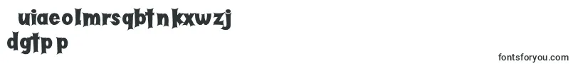 Butter Haunted-Schriftart – amharische Schriften