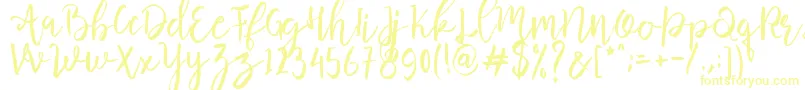 Butter Mellow   Font – Yellow Fonts