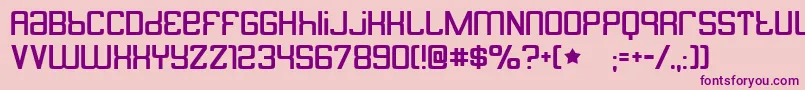 butterbelly Font – Purple Fonts on Pink Background