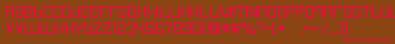 butterbelly Font – Red Fonts on Brown Background
