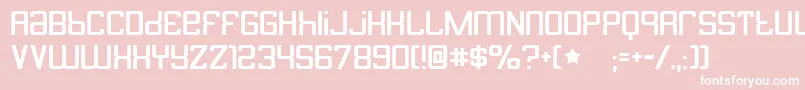 butterbelly Font – White Fonts on Pink Background