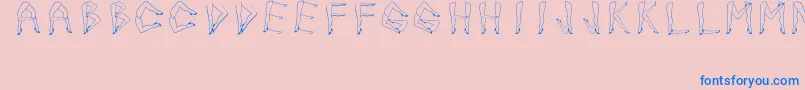 Más sobre la fuente JuanjoSHotLegs fuente JuanjoSHotLegs – Fuentes Azules Sobre Fondo Rosa