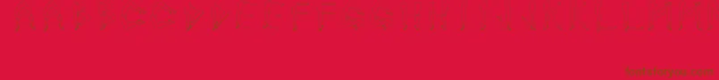 JuanjoSHotLegs Font – Brown Fonts on Red Background