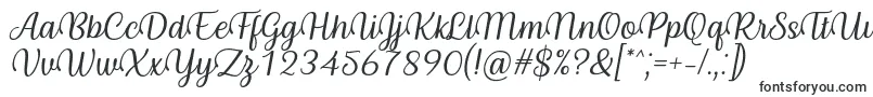 Byby Font Italic-Schriftart – Schrägschriften
