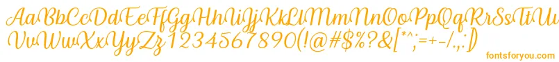 fuente Byby Font Italic – Fuentes Naranjas