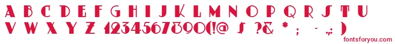 Dustyrose Font – Red Fonts on White Background
