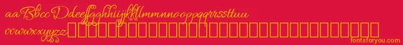 Más sobre la fuente Bykars Demo fuente Bykars Demo – Fuentes Naranjas Sobre Fondo Rojo