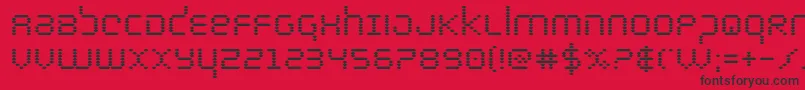 fuente bytepolicebold – Fuentes Negras Sobre Fondo Rojo