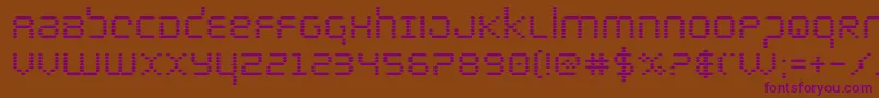 fuente bytepolicebold – Fuentes Moradas Sobre Fondo Marrón