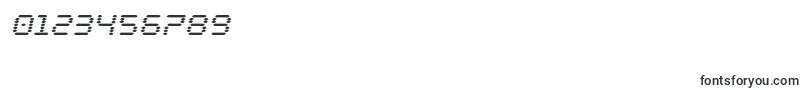 bytepoliceboldital Font – Fonts for Numbers and Digits