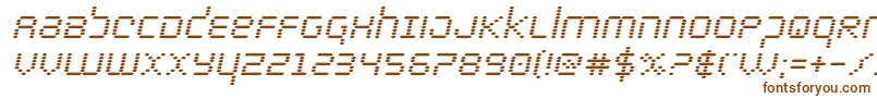 More about bytepoliceboldital Font bytepoliceboldital Font – Brown Fonts on White Background
