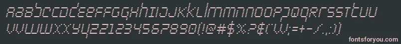bytepolicecondital Font – Pink Fonts on Black Background