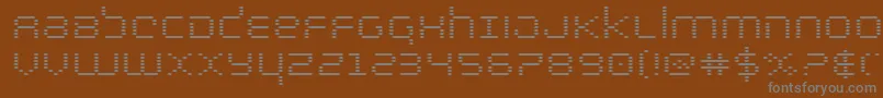 Шрифт bytepoliceexpand – серые шрифты на коричневом фоне