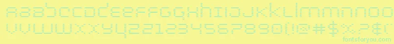 Más sobre la fuente bytepoliceexpand fuente bytepoliceexpand – Fuentes Verdes Sobre Fondo Amarillo