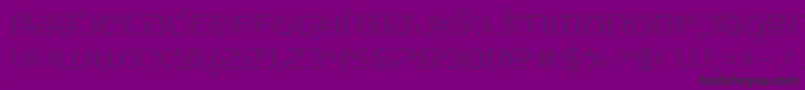 bytepoliceout Font – Black Fonts on Purple Background