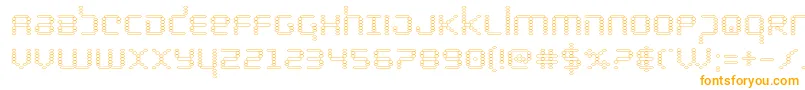 Шрифт bytepoliceout – оранжевые шрифты