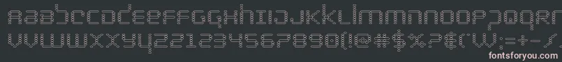 bytepoliceout Font – Pink Fonts on Black Background