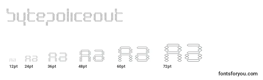 Bytepoliceout Font Sizes