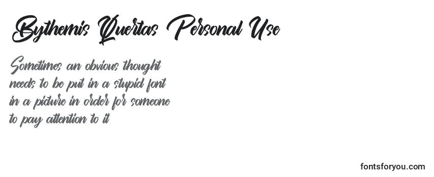 Bythemis Quertas Personal Use Font