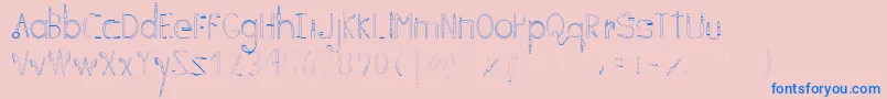 Más sobre la fuente C FONE fuente C FONE – Fuentes Azules Sobre Fondo Rosa