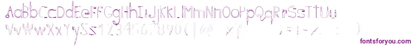 C  FONE Font – Purple Fonts