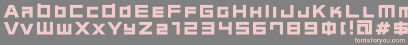 c08n   Font – Pink Fonts on Gray Background