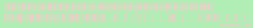 c39hrp36dltt Font – Pink Fonts on Green Background