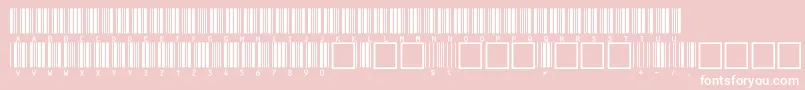 c39hrp36dltt Font – White Fonts on Pink Background