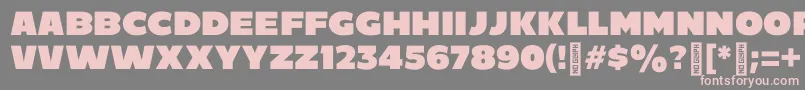 C800 Font – Pink Fonts on Gray Background