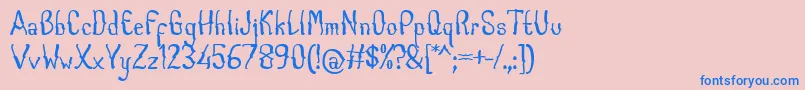 fuente Caboge Font by 7NTypes – Fuentes Azules Sobre Fondo Rosa