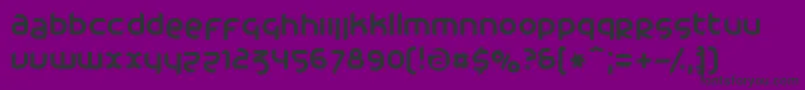 Шрифт CAC      – чёрные шрифты на фиолетовом фоне