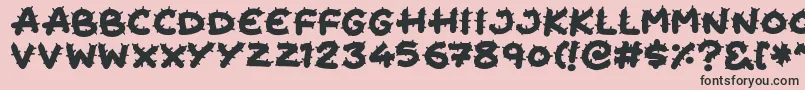 More about Cactus Cuties Font Cactus Cuties Font – Black Fonts on Pink Background