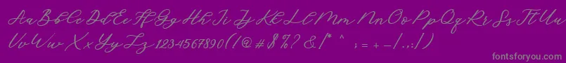En savoir plus sur la police Cadosa Script Police Cadosa Script – polices grises sur fond violet