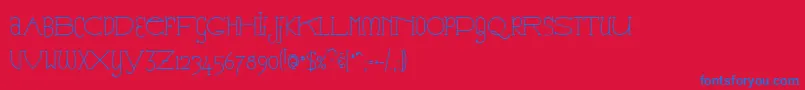 Шрифт CAE      – синие шрифты на красном фоне