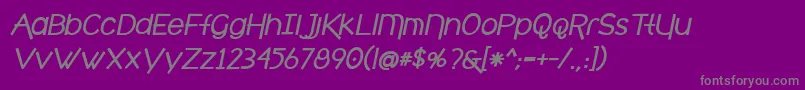 fuente cafe brewery bold italic – Fuentes Grises Sobre Fondo Morado
