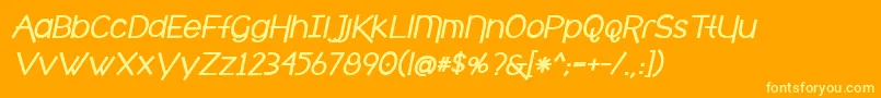 More about cafe brewery bold italic Font cafe brewery bold italic Font – Yellow Fonts on Orange Background