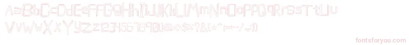 CAFFEEN Font – Pink Fonts on White Background