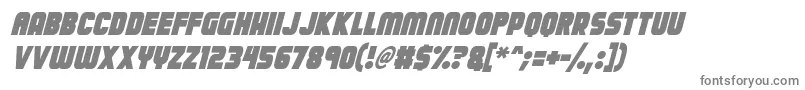 Police Calamitech Italic – polices grises sur fond blanc